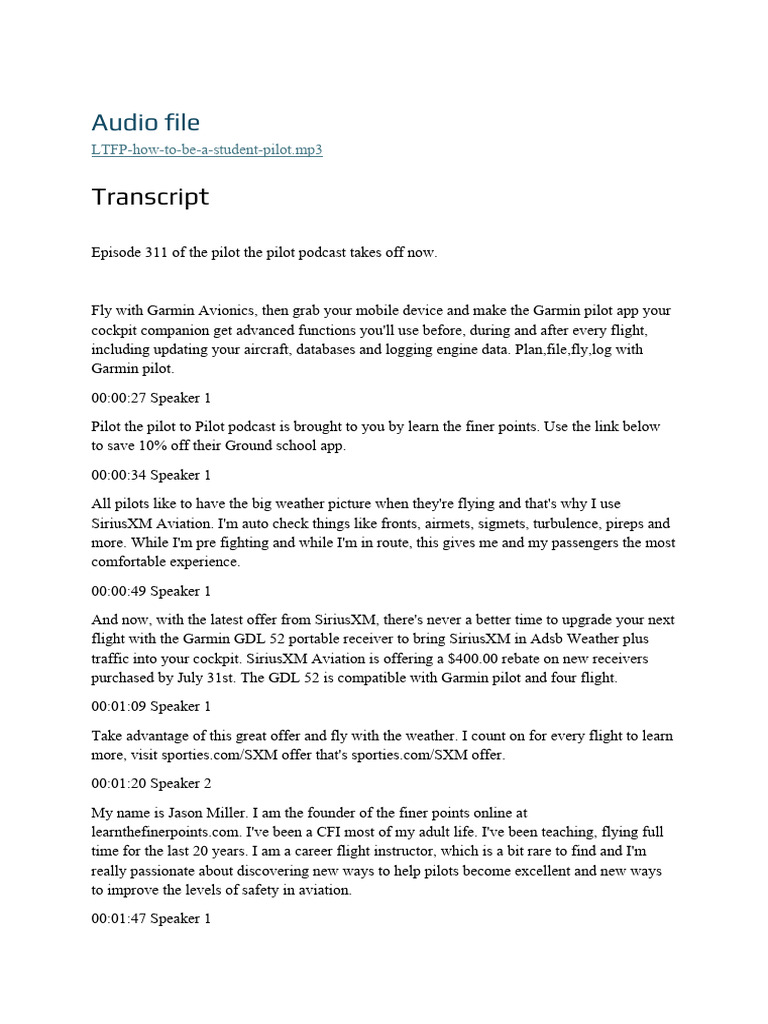 Becoming a Student Pilot Guide | PDF | Aviation