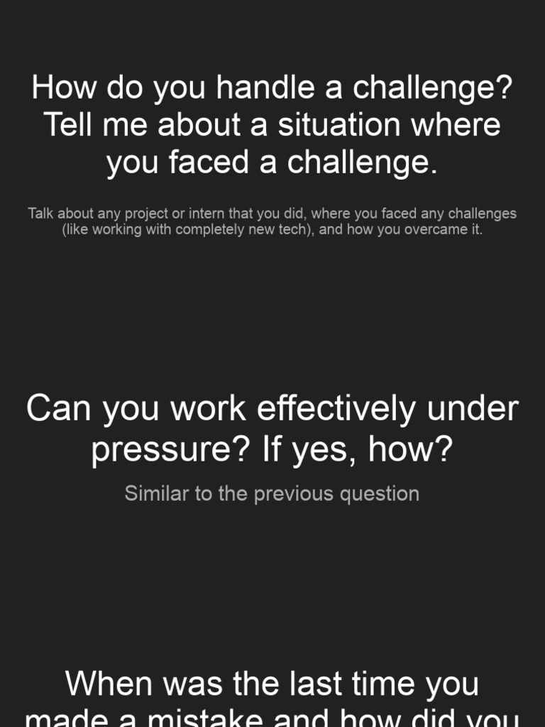 Behavioral questions | Download Free PDF | Social Psychology | Human ...