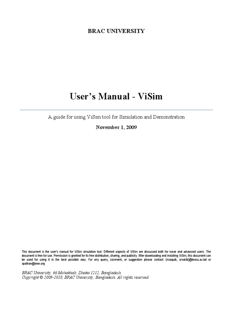 Visim Manual | PDF | Microsoft Windows | Operating System