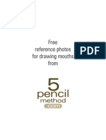 5-Pencil Method - Mouth Reference Photos