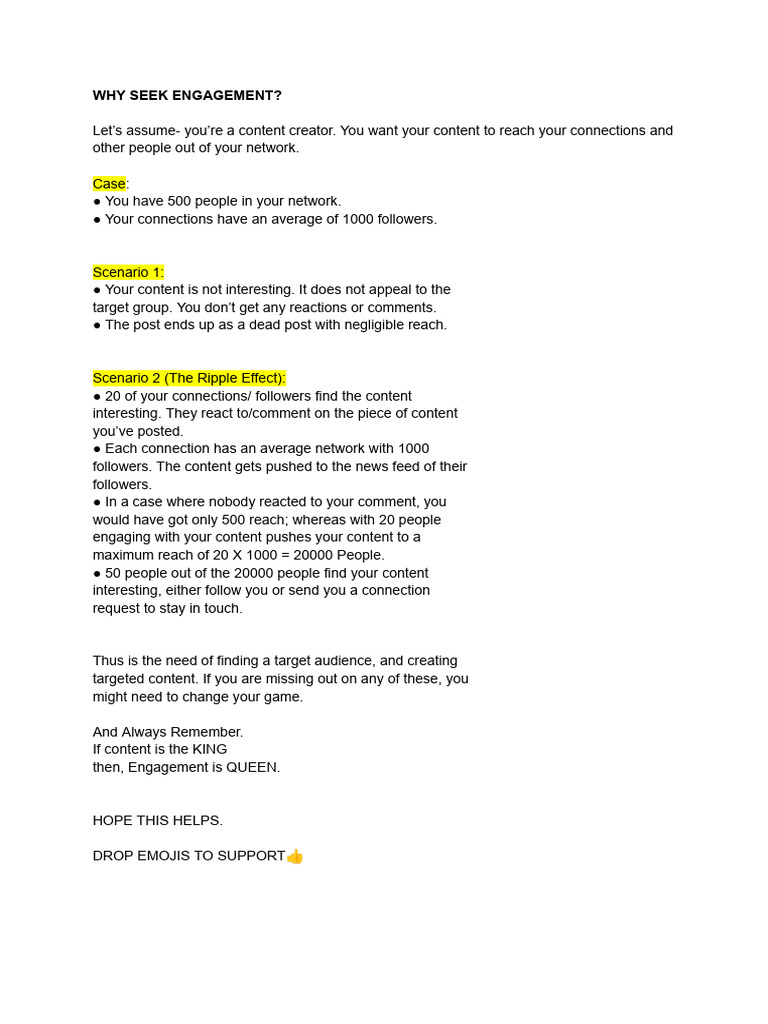 Linkedin Engagement Hacks Pdf