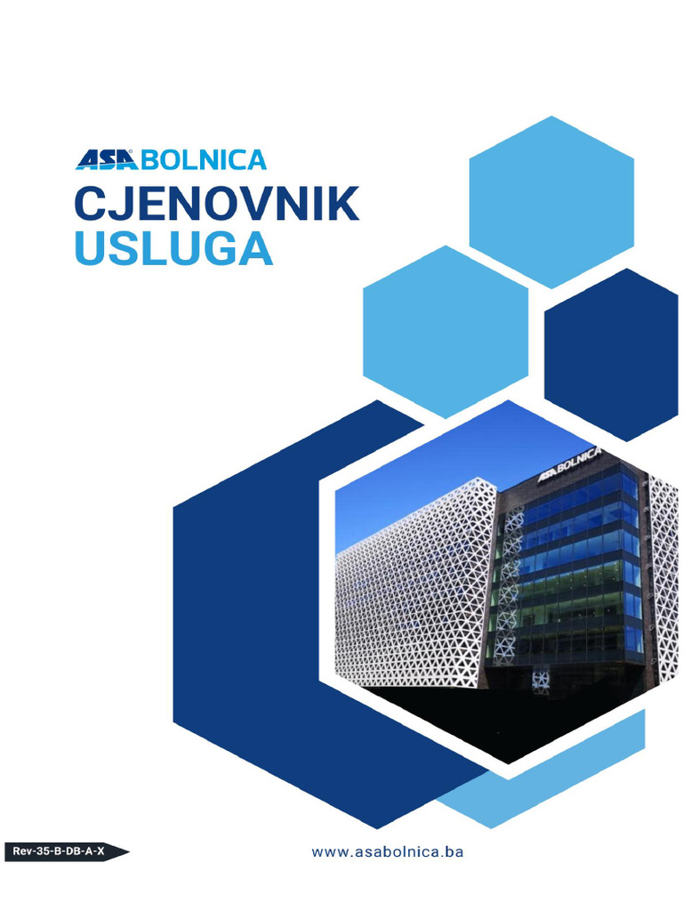 Opšta I Abdominalna Hirurgija - Cjenovnik Usluga ASA Bolnice - 13.03. ...