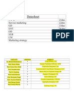 Datesheet for Dec 2021 exams