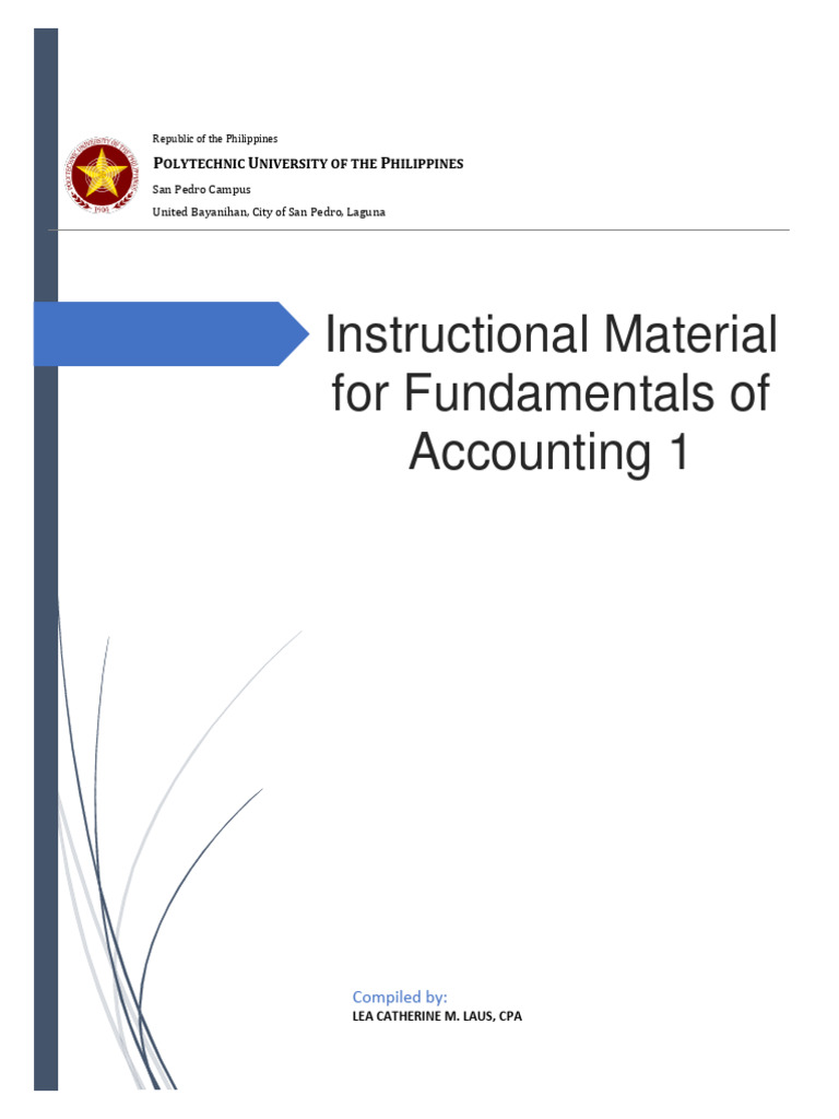 Principles Of Accounting Chapter 1 Pdf Balance Sheet Expense