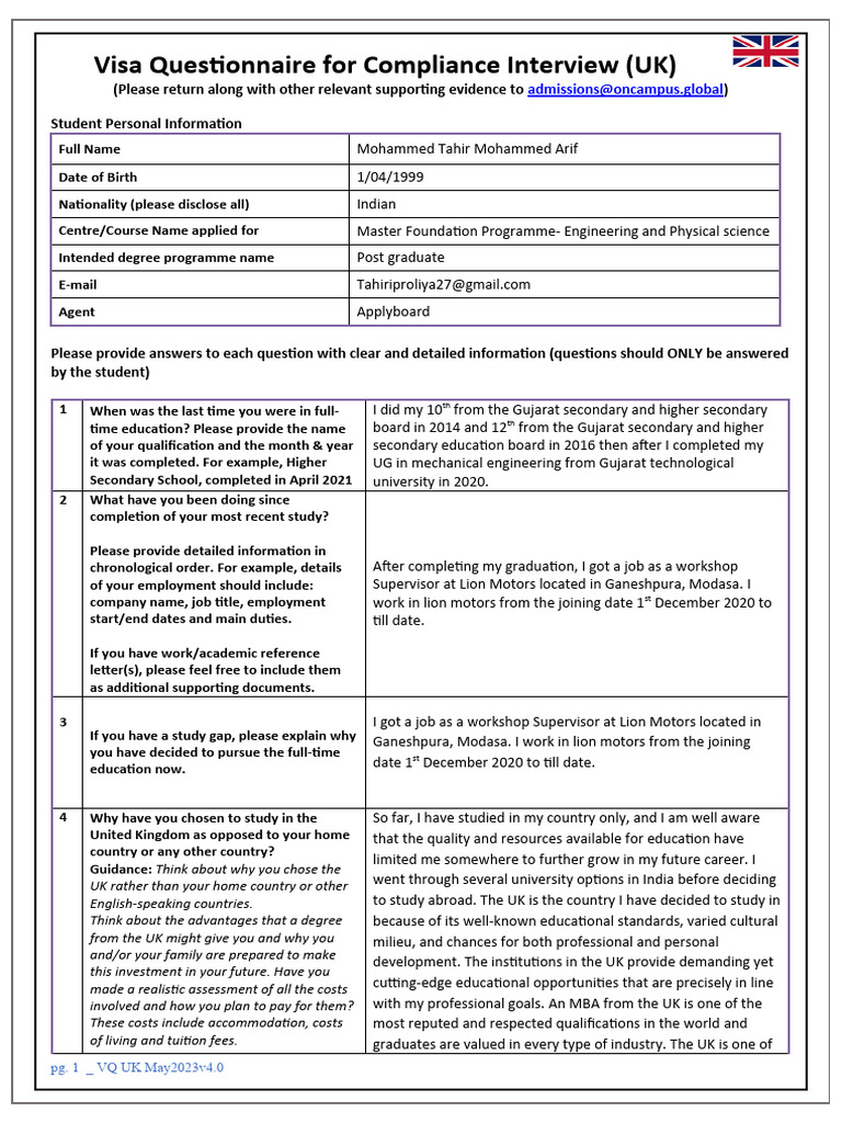 Lion Motors Employment Background | PDF | Travel Visa | Innovation