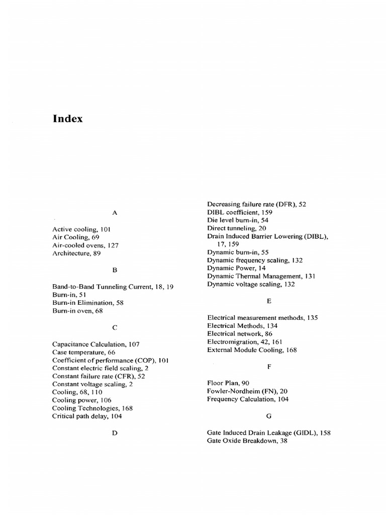Back Matter | PDF | Electronic Engineering | Semiconductors