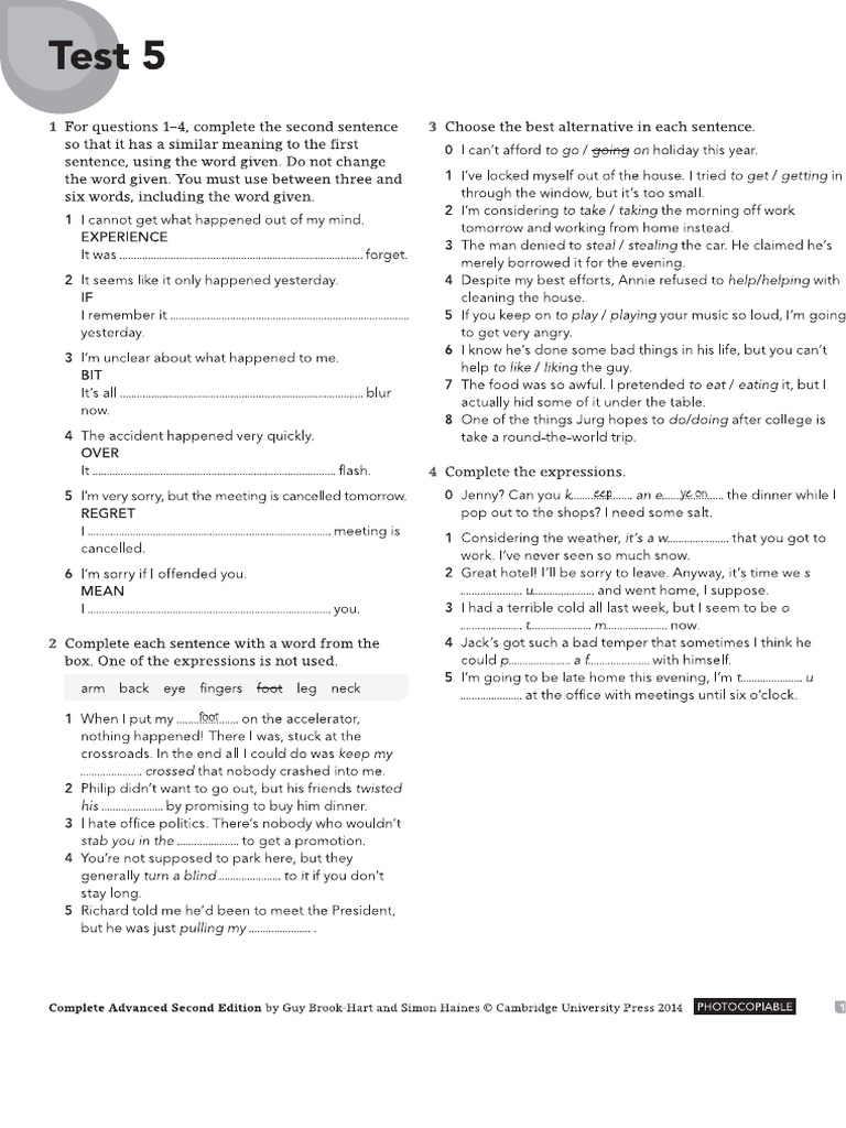 Test 5 | PDF