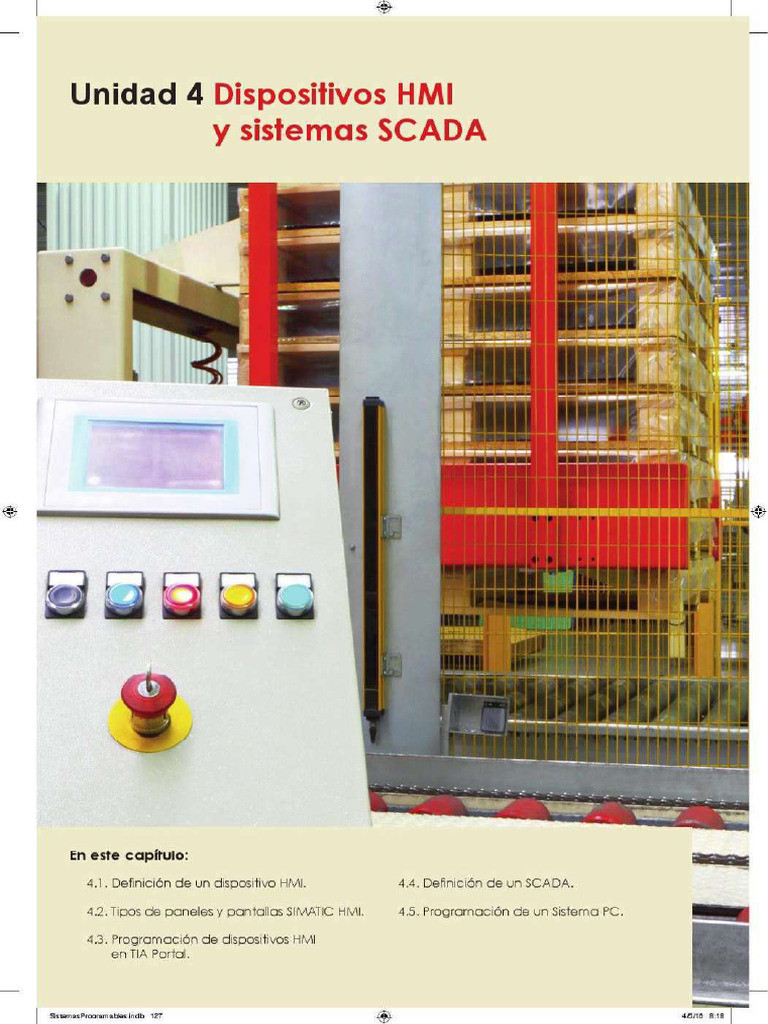 Unidad 4 Sistemas HMI y Sistemas SCADA | PDF