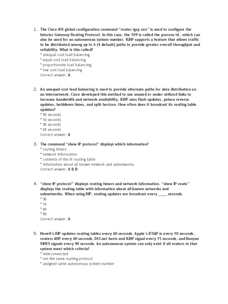 Cico Test Paper | PDF | Ip Address | Router (Computing)