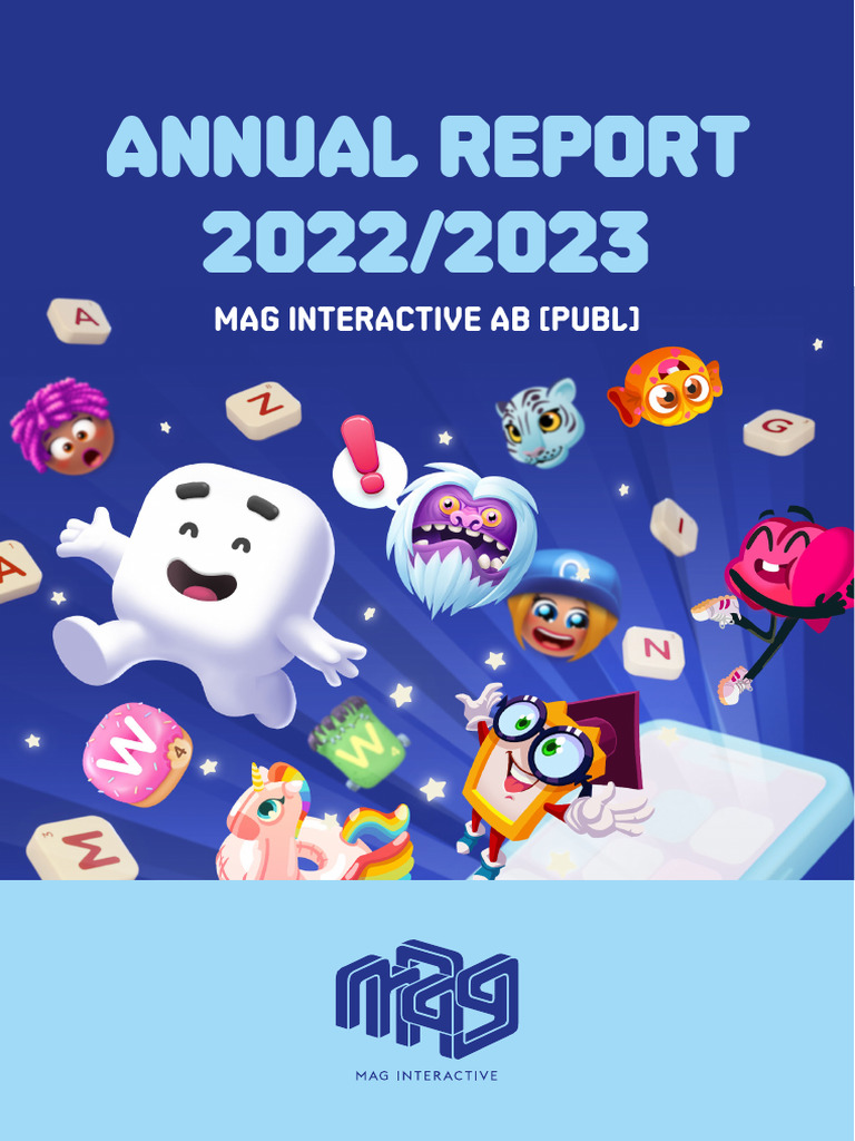 MAG Interactive Annual Report ENG 22-23 | PDF | Mobile Game | Mergers ...