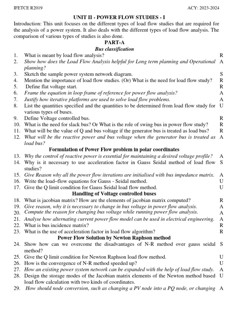 11 - 19UEEPC601 - A - 4 - 35PSA Unit 2 QB | PDF | Electrical ...
