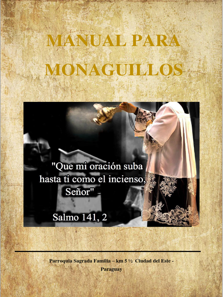 Manual Para Monaguillos Pdf Pascua De Resurrección Eucaristía