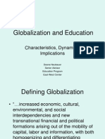 Globalization and Education: Characteristics, Dynamics, Implications