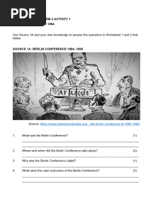 2024 History Grade 8 Term 3 Worksheets