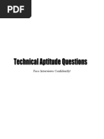 Technical Aptitude Questions Ebook