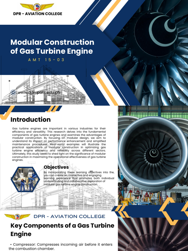 Modular Gas Turbine Engine Benefits | PDF | Gas Turbine | Engines