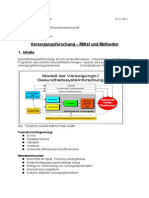 Versorgungsforschung Handout