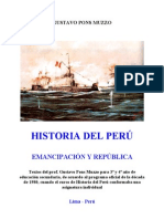 Historia Del Peru - Emancipacion y Republica