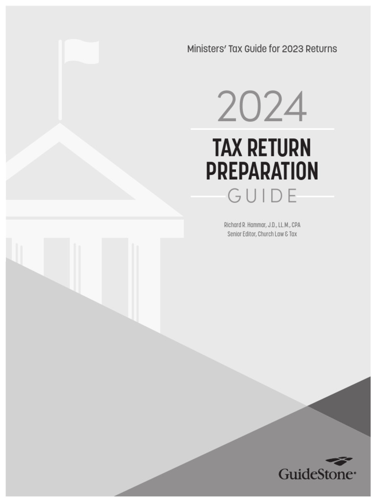 2024 Ministers' Tax Guide for 2023 Returns | PDF | Irs Tax Forms ...