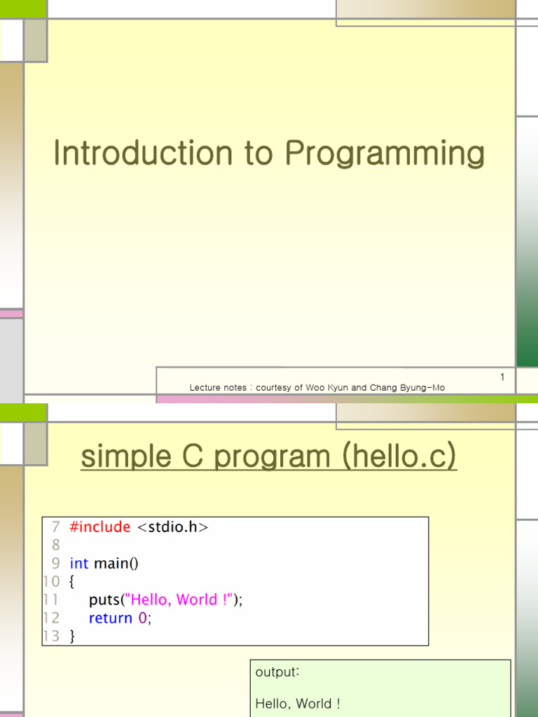 How To Start A C Program | PDF | Compiler | Computer File