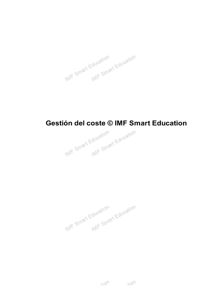 Gestión Efectiva de Costos en Proyectos | PDF | Presupuesto | Gestión ...
