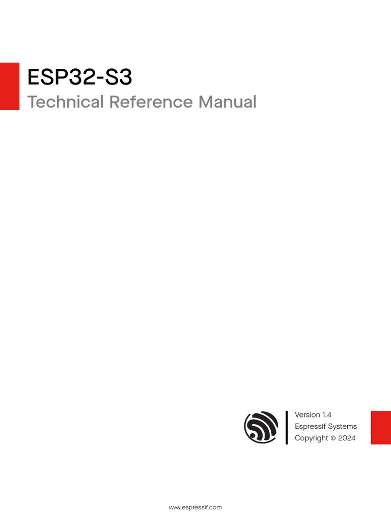 Esp32 s3 technical reference manual en pdf microcontroller input