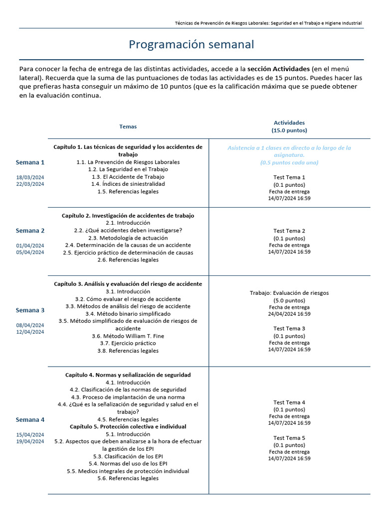 Prevención de Riesgos Laborales y Seguridad | PDF | Seguridad y salud ...