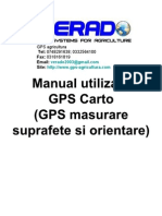 Manual Utilizare GPS Carto GPS Agricultura Masurarea Suprafetelor Agricole