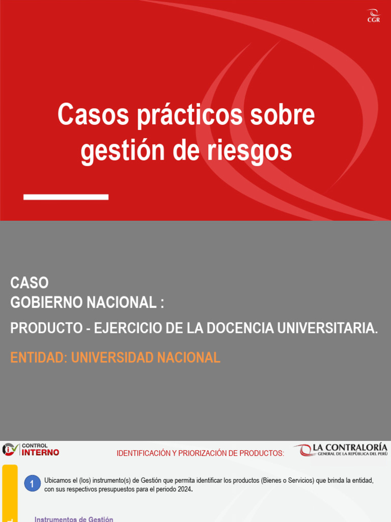 Casos Practicos Gestion De Riesgos Pdf Presupuesto