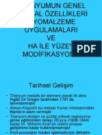 Titanyum Alasimlarinin Yapisal Ozellikleri