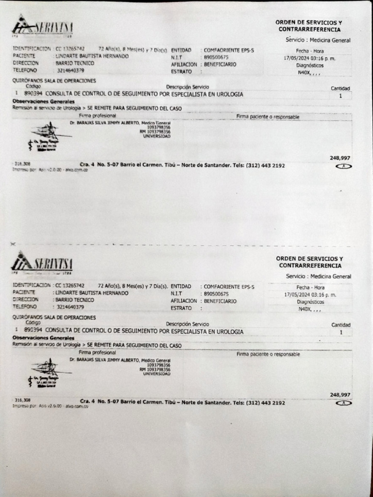 Adobe Scan 20 May 2024 | PDF | Documento de identidad | Diabetes