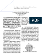 Direct Torque Control With Space Vector Modulation For IM Fed by Cascaded Multilevel Inverters