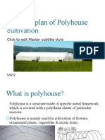Business Plan of Polyhouse Cultivation