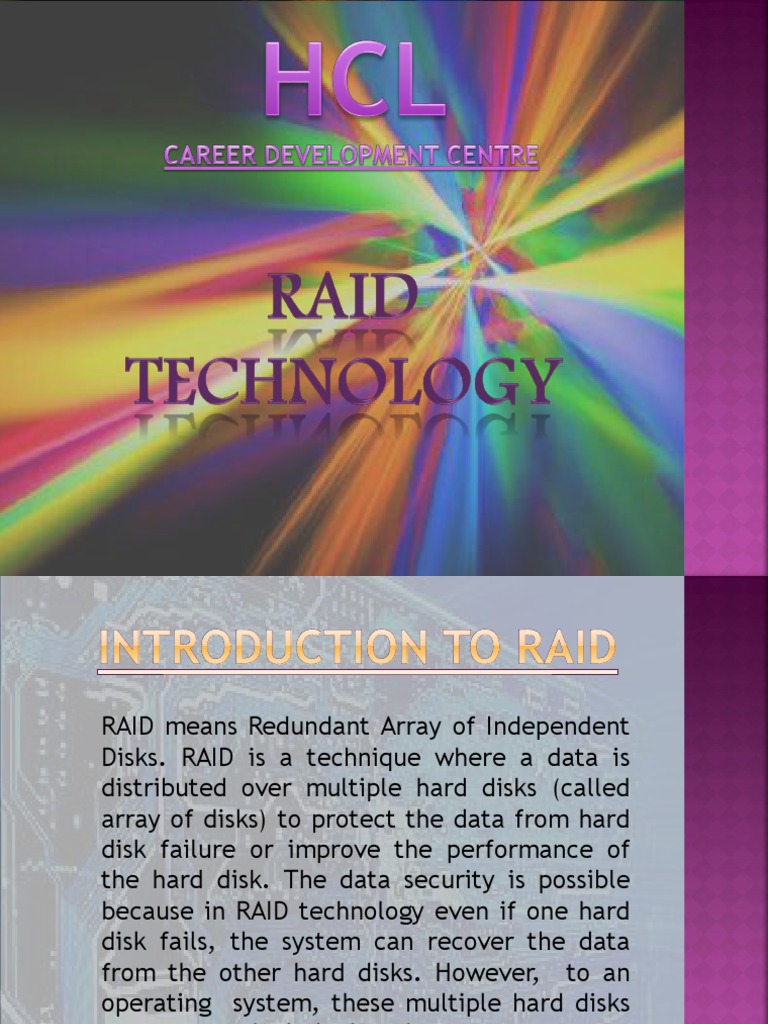 Raid | PDF | Hard Disk Drive | Data