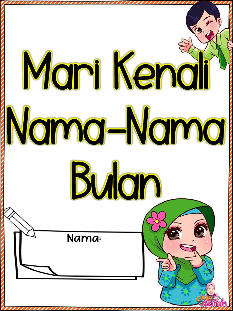 Lembaran Kerja Bulan Dalam Setahun Pdf