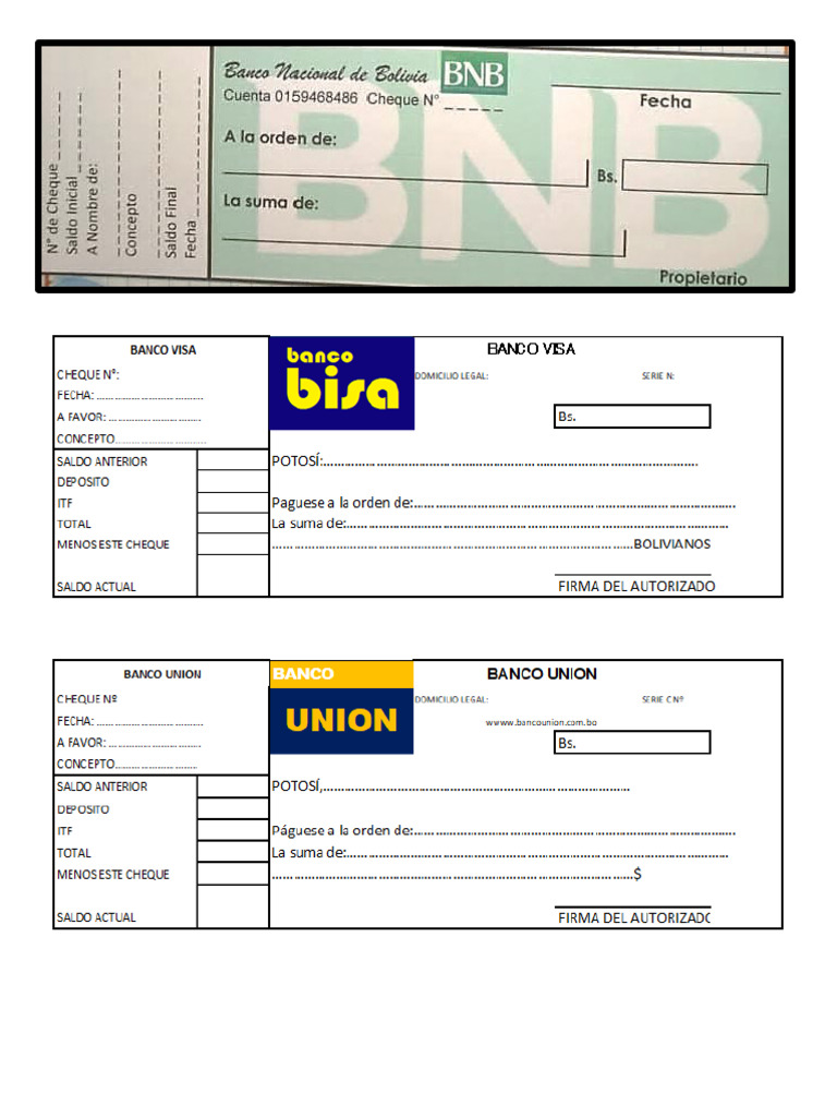 cheques | PDF