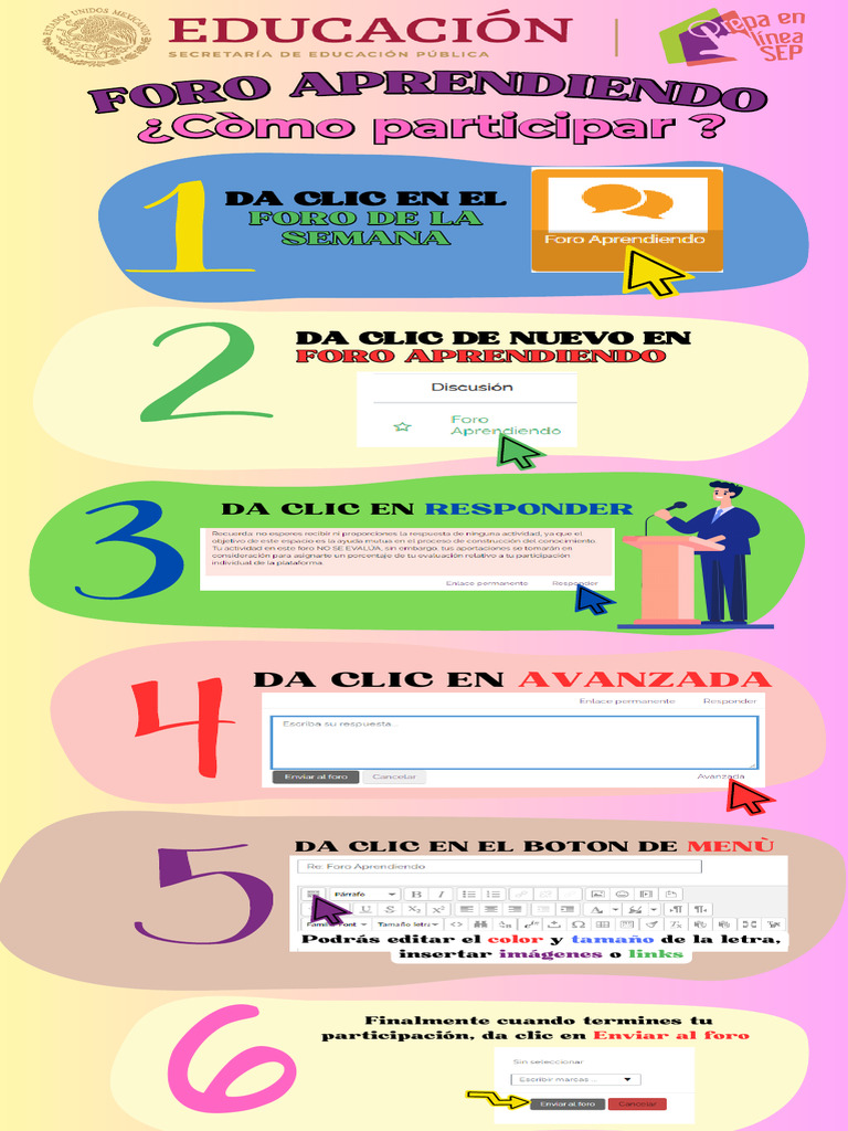 Còmo Participar En El Foro Aprendiendo Pdf
