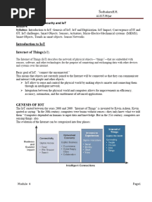 BIC 401 - Module 4 Notes