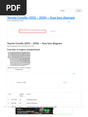2012 toyota corolla cigarette lighter fuse location 2007-2013 How to Fix the Lighter/Power Outlet Yiannis Pagonis Toyota Corolla (2012 - 2018)
