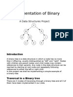 Implementing Binary Trees Data Structure