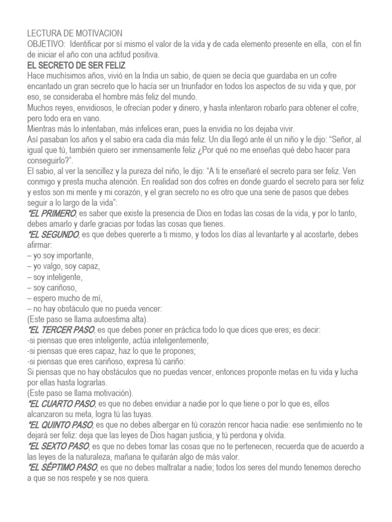 Claves para una Vida Plena y Feliz | PDF | Amor | León
