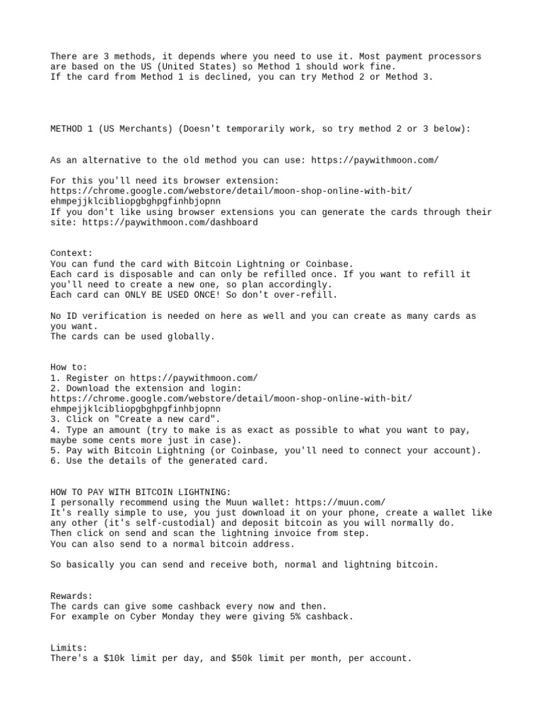 4 Methods Anon VCC Worldwide | PDF | Credit Card | Cryptocurrency