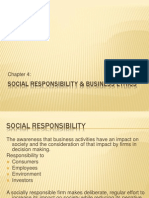 Social Responsibility & Business Ethics