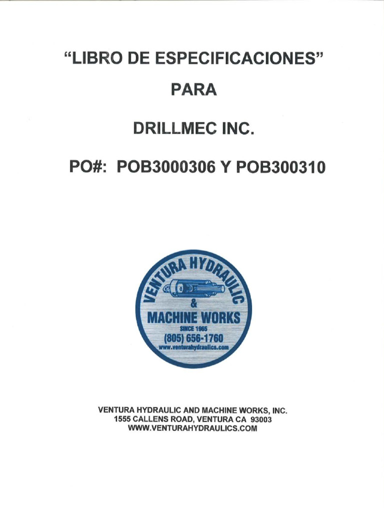 Drillmec HPU Labels and Spare Parts List | PDF | Valve | Pump