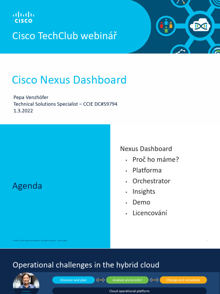 Cisco Nexus Dashboard Overview | PDF | Cloud Computing | System ...