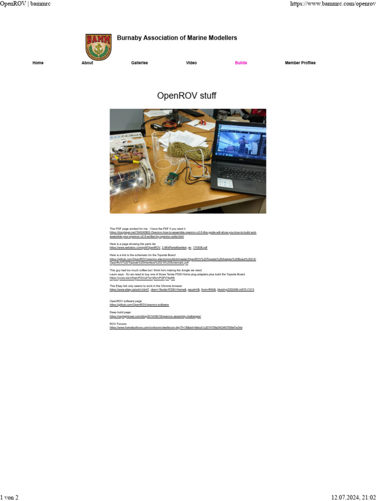 OpenROV Stuff | PDF | Computers