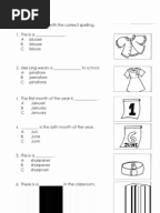 Soalan BM Bahasa Melayu Pemahaman Tahun 4
