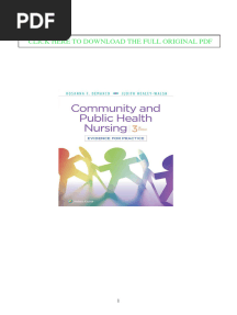 Community and Public Health Nursing Evidence For Practice 3rd Edition