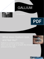 Gallium: By: Sophia Lesser