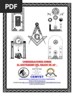 Esoterismo Del Grado de Aprendiz Masón